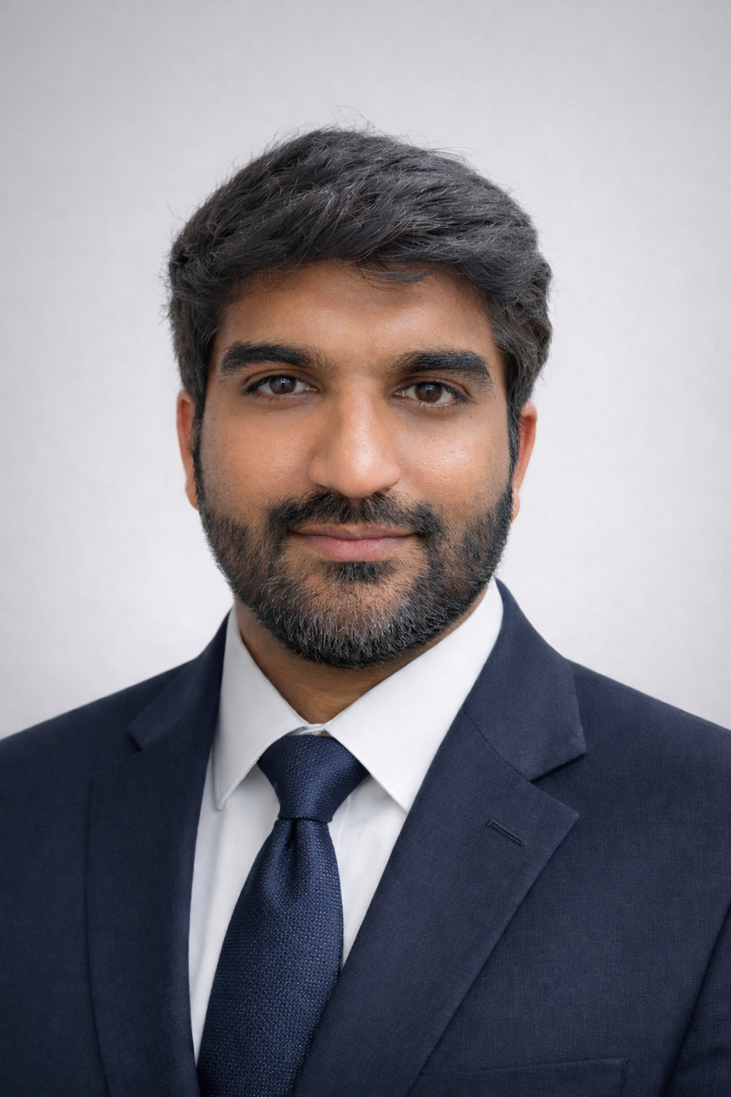 A image of a concrete sphere, balanced between two other larger spheres